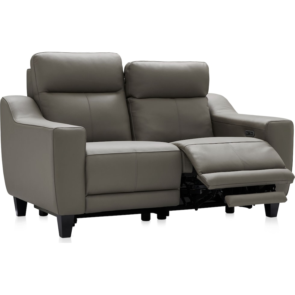 vesper gray loveseat   