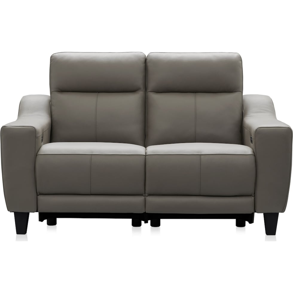 vesper gray loveseat   