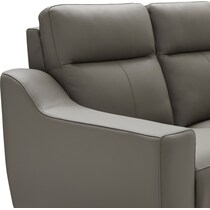 vesper gray power reclining loveseat   