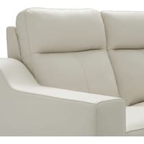 vesper white loveseat   