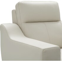 vesper white recliner   