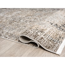 vianna light brown area rug  x    