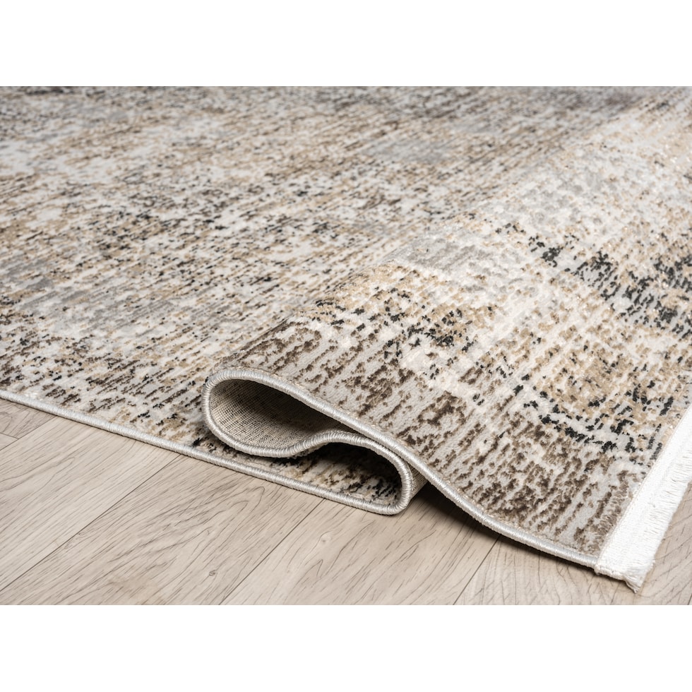 vianna light brown area rug  x    