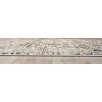 vianna light brown area rug  x    
