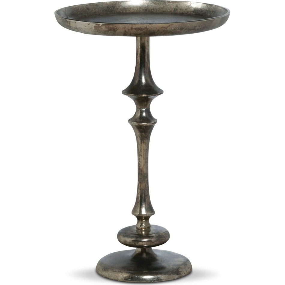 vicenza gray accent table   