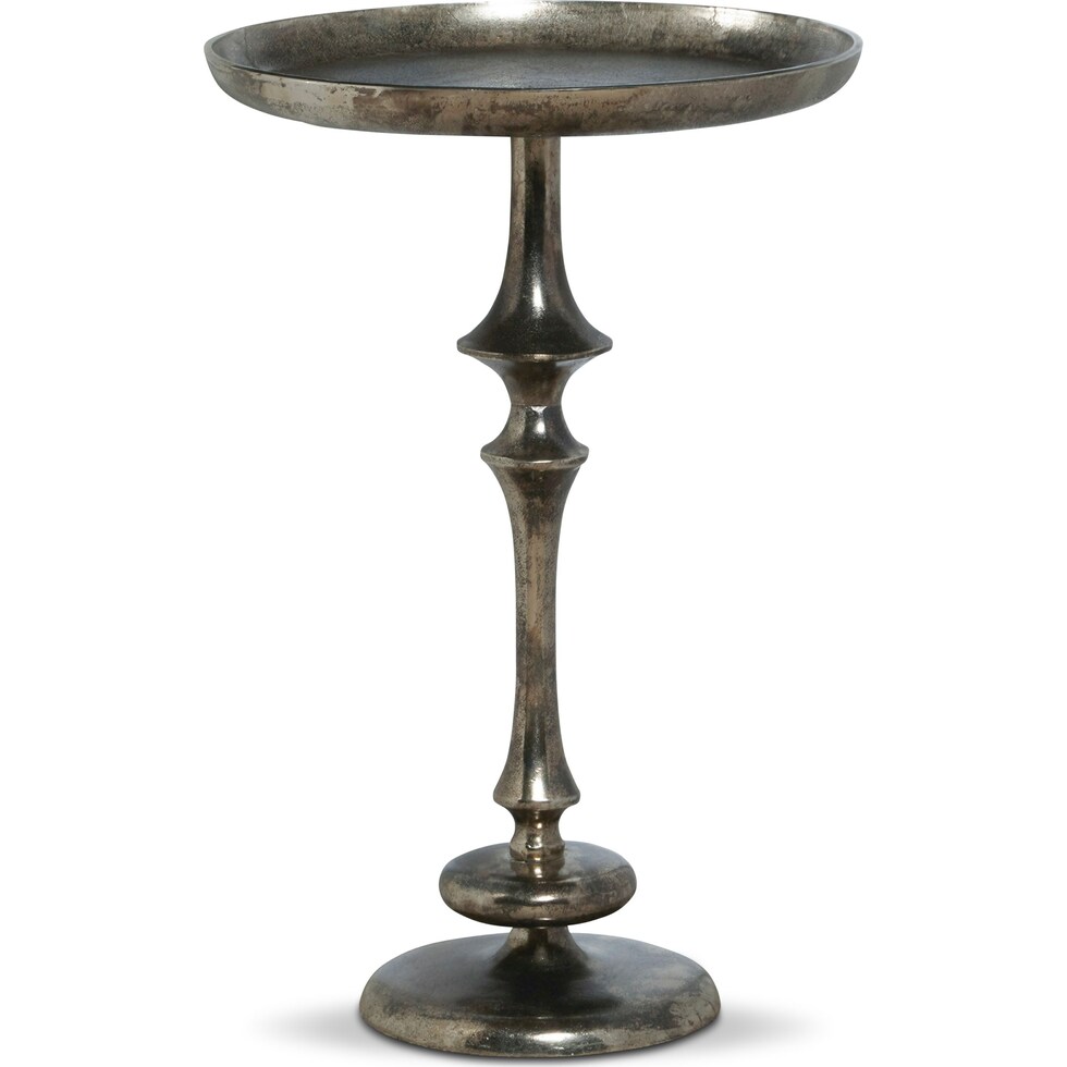 vicenza gray accent table   