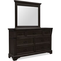victor gray dresser & mirror   
