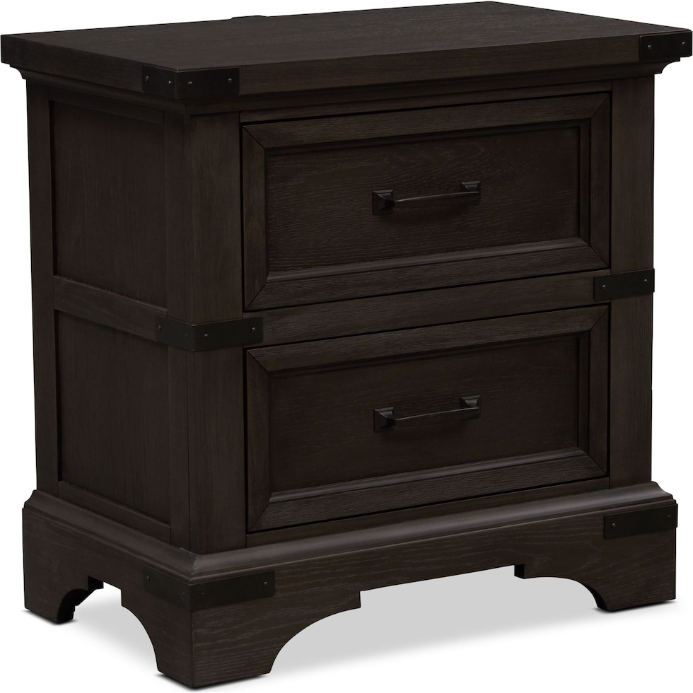 victor gray nightstand   