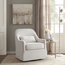 victoria white accent chair   