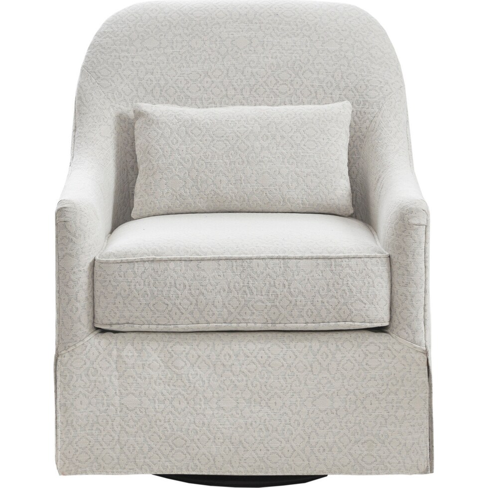 victoria white accent chair   