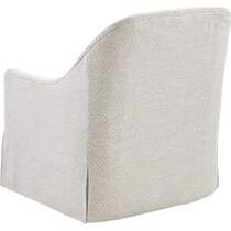 victoria white accent chair   