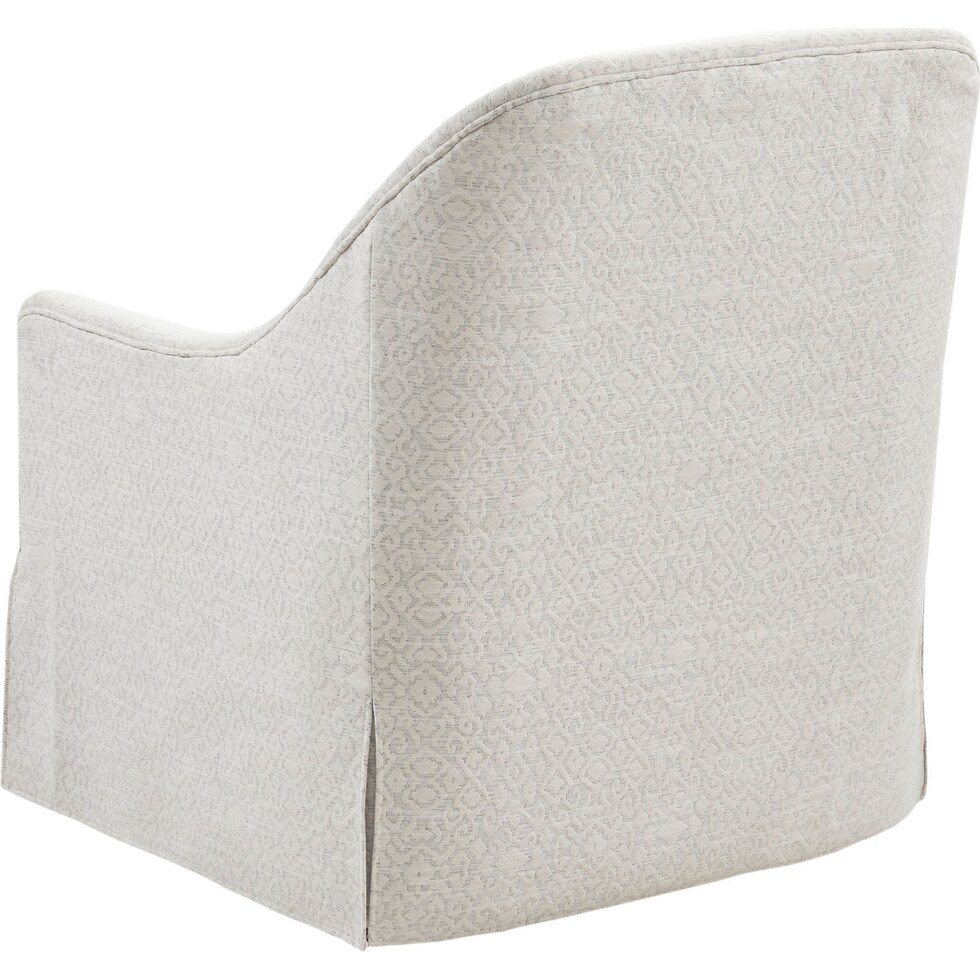 victoria white accent chair   