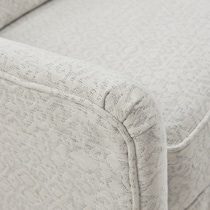 victoria white accent chair   