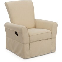 vida white manual recliner   