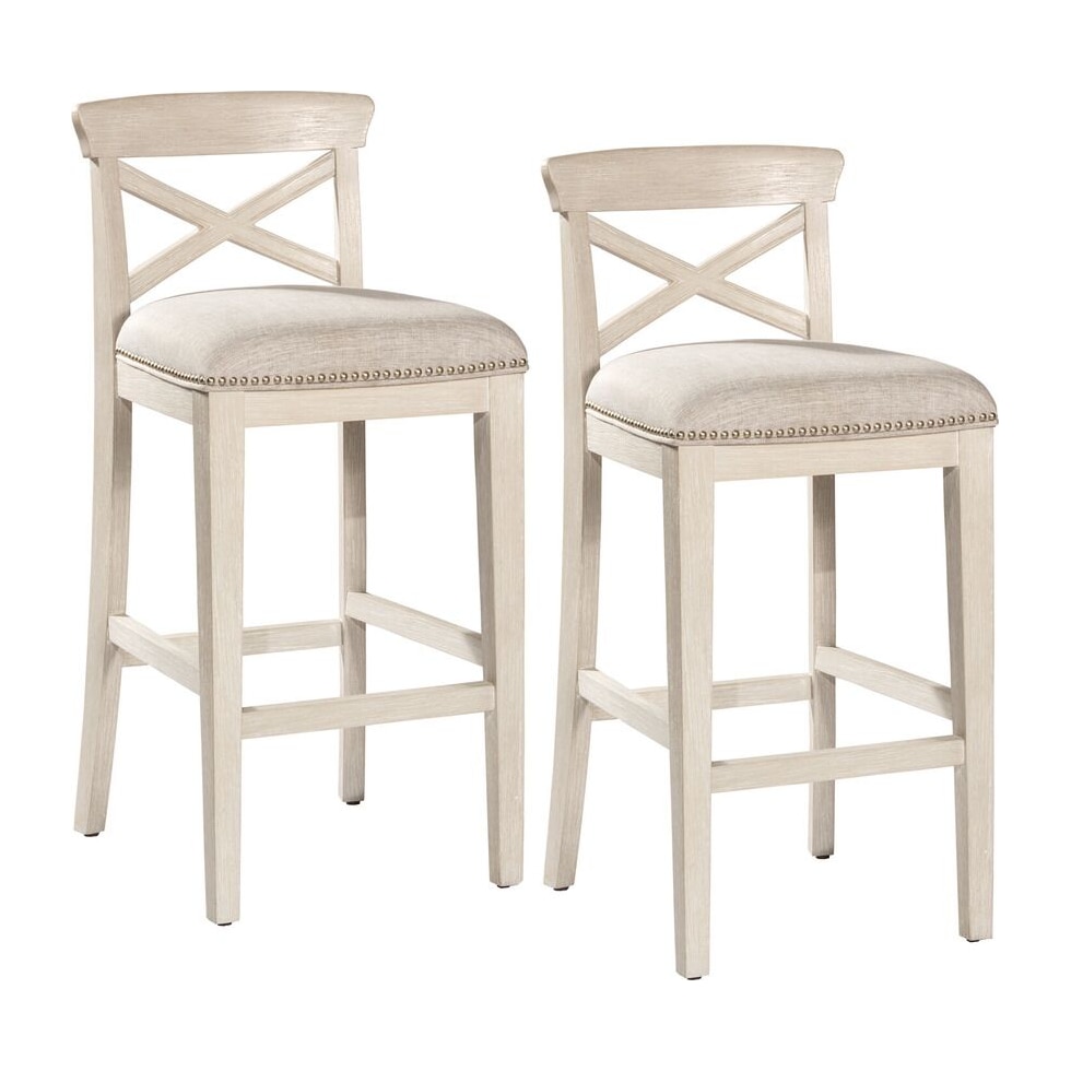 vidar white bar stool   