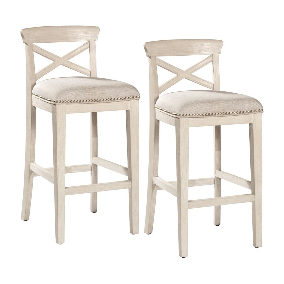 vidar white counter height stool   