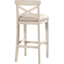 vidar white counter height stool   