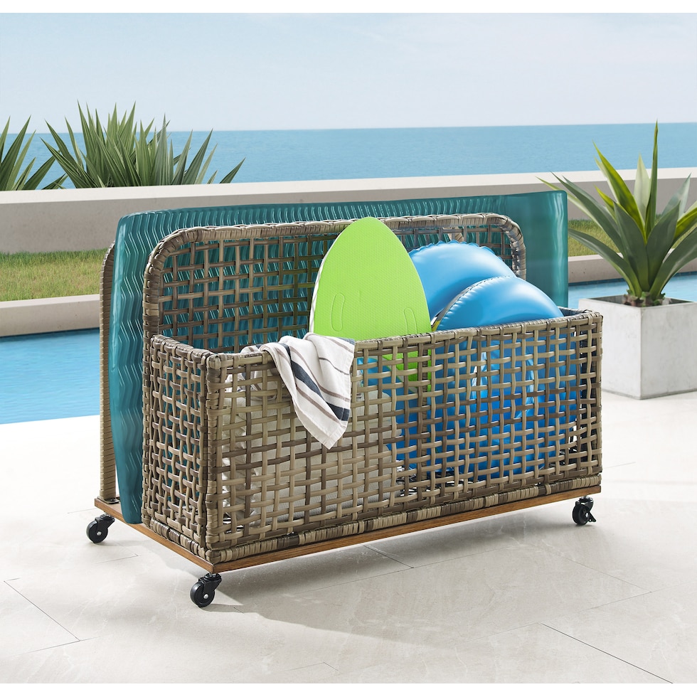 vilano gray outdoor storage   