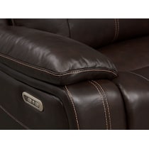 vince dark brown sofa   