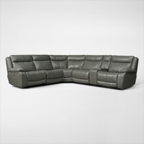 vince gray  pc power reclining sectional   