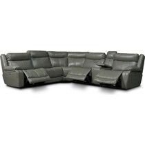 vince gray  pc power reclining sectional   