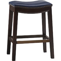 vincenzo blue counter height stool   