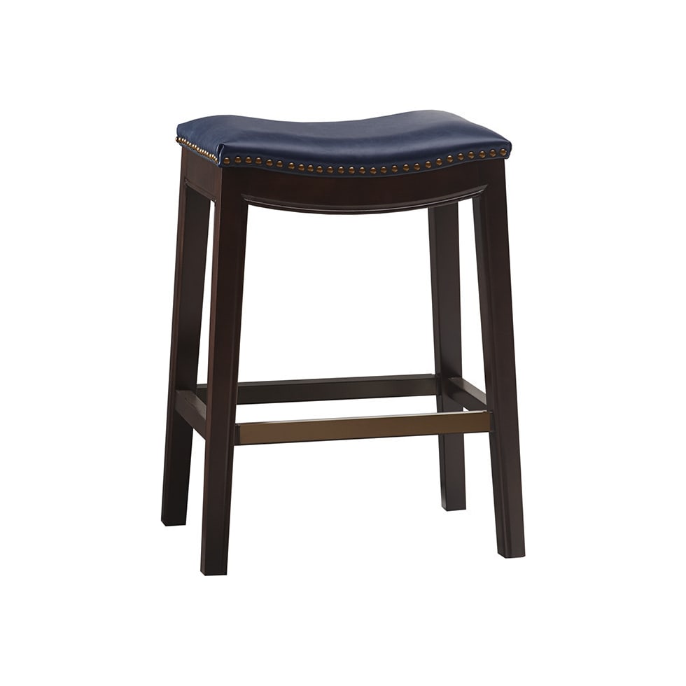 vincenzo blue counter height stool   