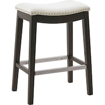 vincenzo neutral counter height stool   