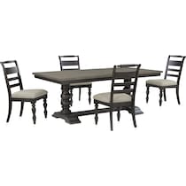 vineyard black  pc dining room web   