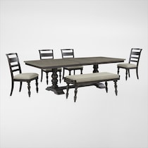 vineyard black  pc dining room web   