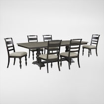 vineyard black  pc dining room web   