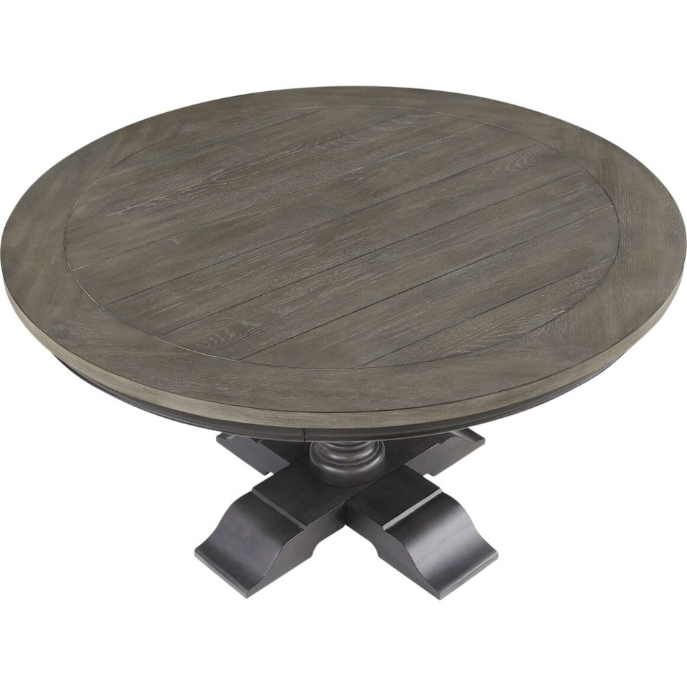 vineyard black dining table   