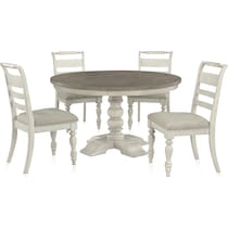 vineyard white  pc dining room web   