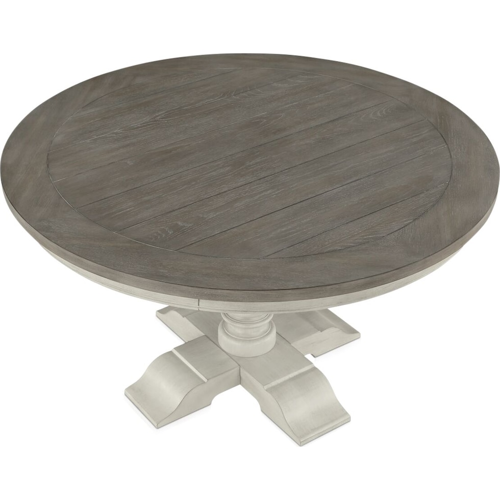 vineyard white dining table   