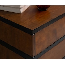 vino dark brown dresser   