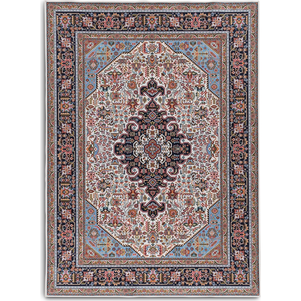 vinson blue area rug  x    