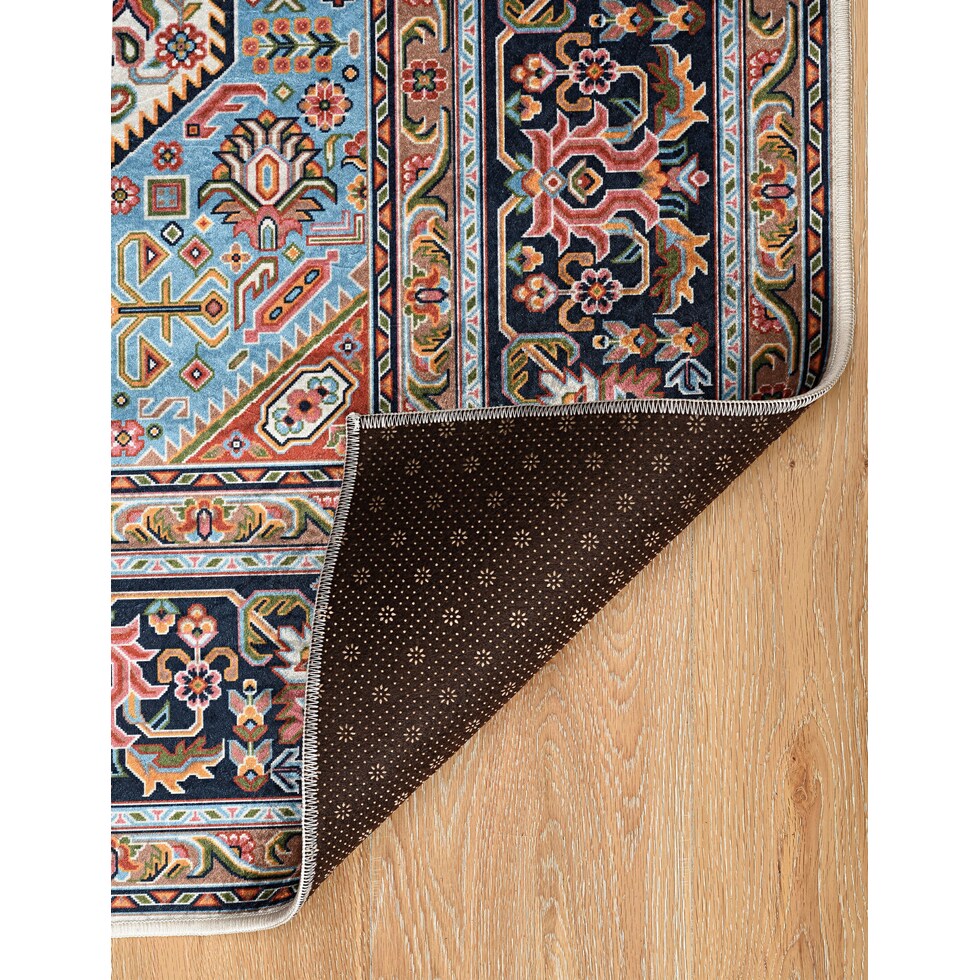 vinson blue area rug  x    