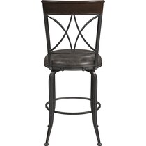 vintry dark brown counter height stool   