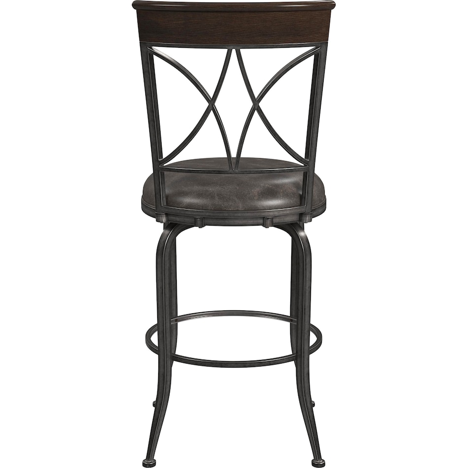 vintry dark brown counter height stool   