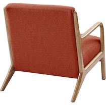 vipin orange accent chair   