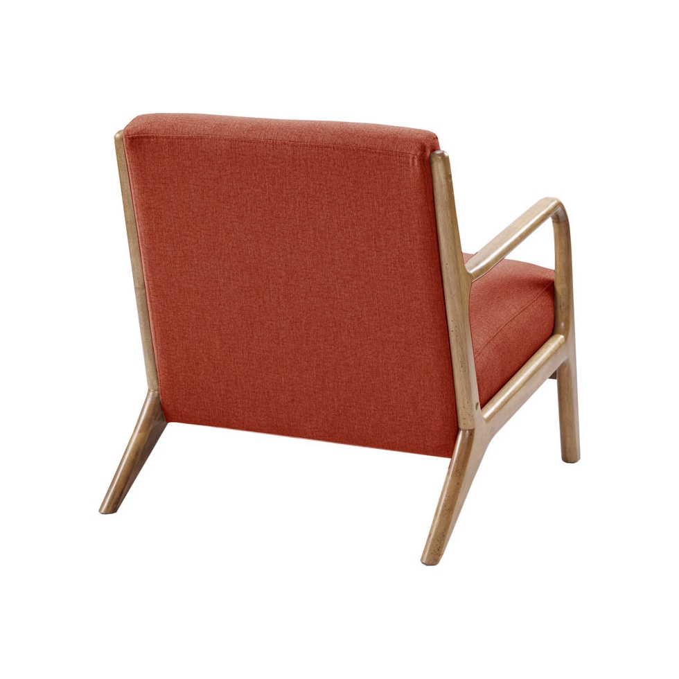 vipin orange accent chair   