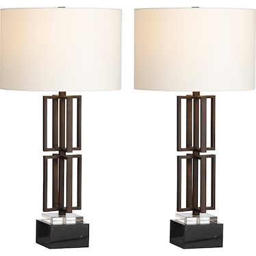 Virgo 33" Table Lamp Set
