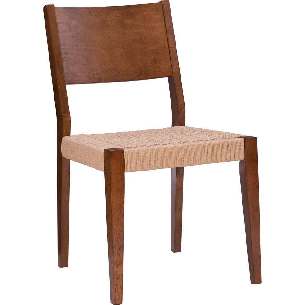 vittorio dark brown chair   