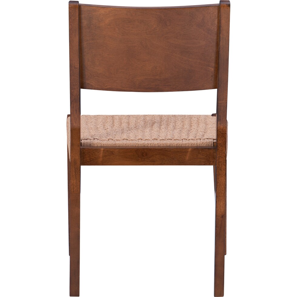 vittorio dark brown chair   