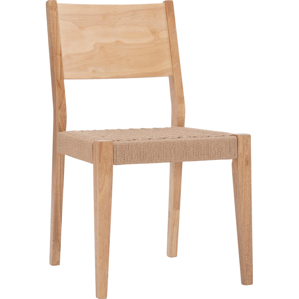 vittorio light brown dining chair   