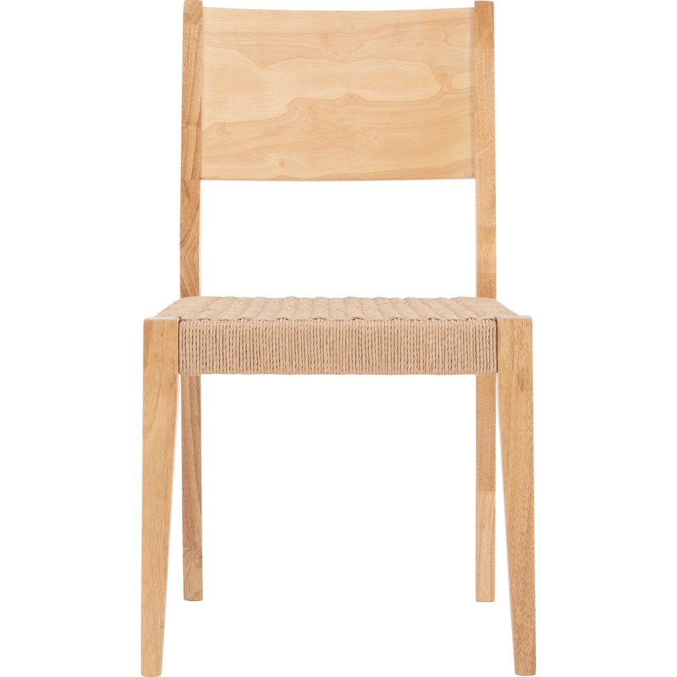 vittorio light brown dining chair   