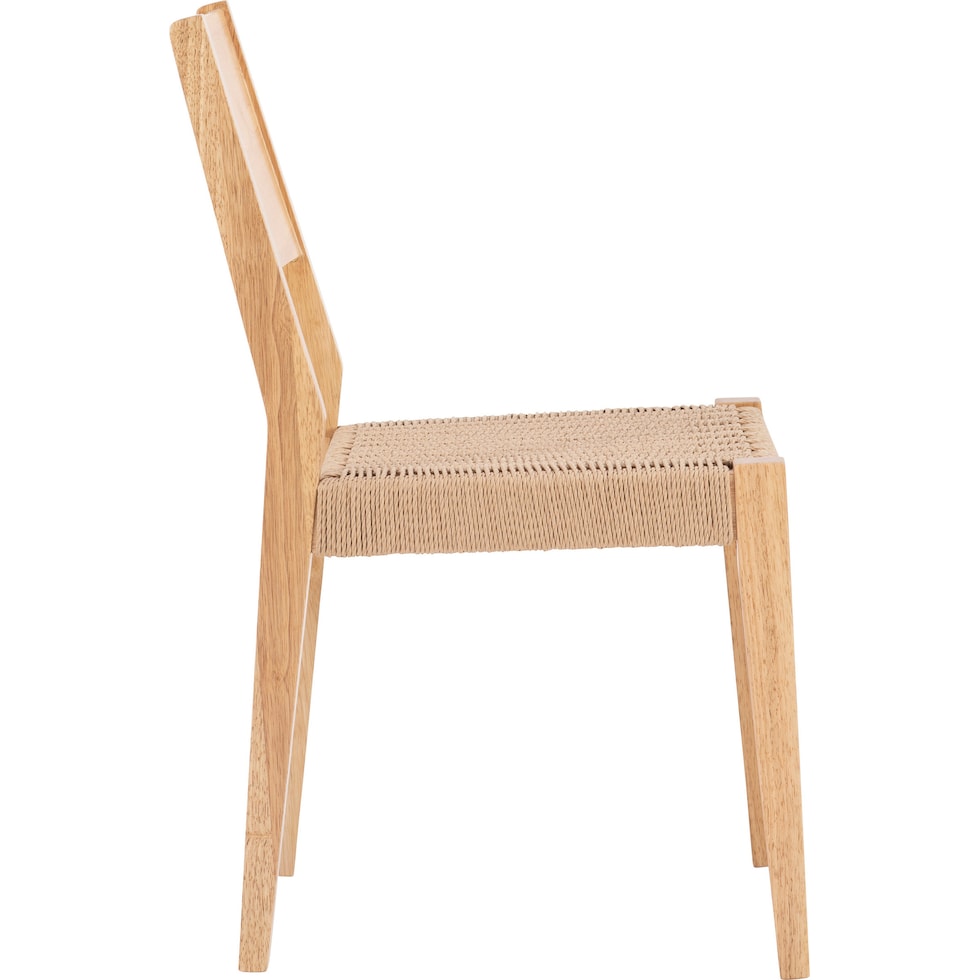 vittorio light brown dining chair   