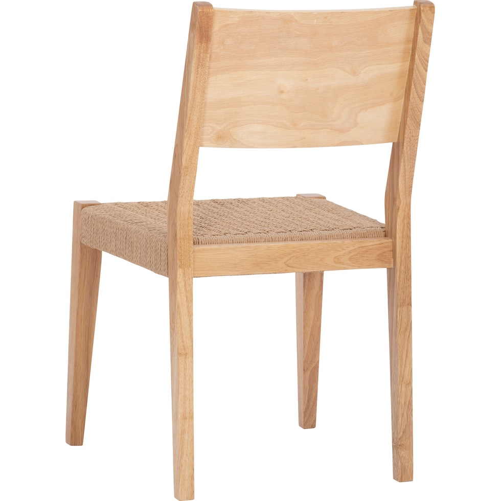 vittorio light brown dining chair   