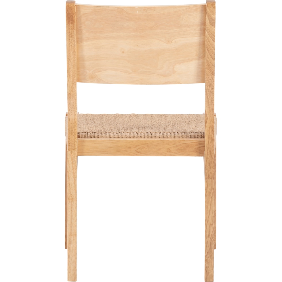 vittorio light brown dining chair   