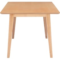 vittorio light brown dining table   